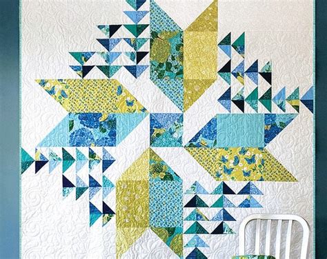 Wind Drifter Quilt Pattern By Robin Pickens Modern Quilt Etsy