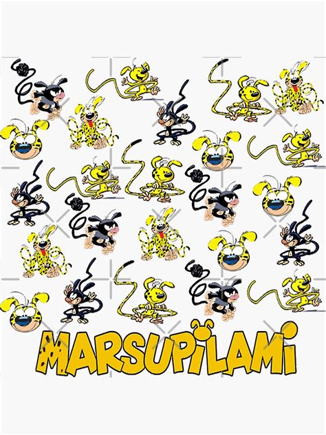 My Favorite People Marsupilami Gifts For Birthday Sticker For Sale By