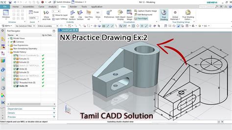 Nx Practice Drawing Tutorial Exercise No2 Youtube