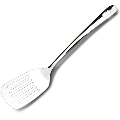 Espatula De Inox Para Cozinha Espatula De Fritura Perfurada Brinox