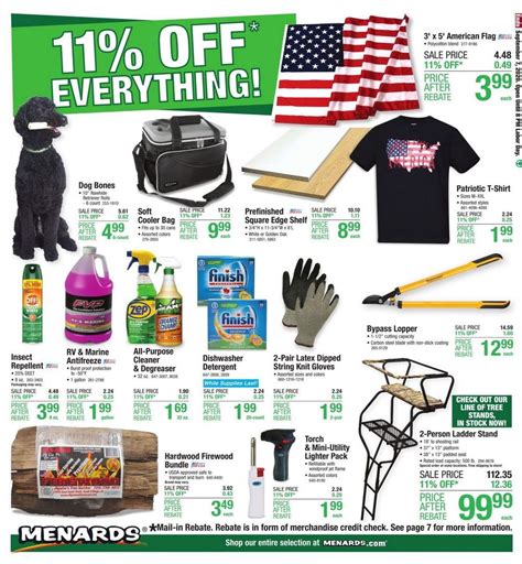 Menards Weekly Ad Aug 30 – Sep 07, 2020