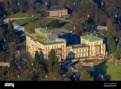 Villa Huegel In Essen Bredeney 26 01 2017 Luftaufnahme Deutschland