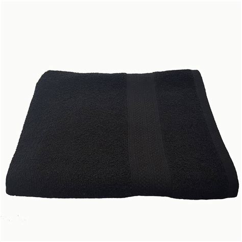 Toalla para Baño Cottonella Medio Cuerpo 70 x 130 cm Negro Walmart