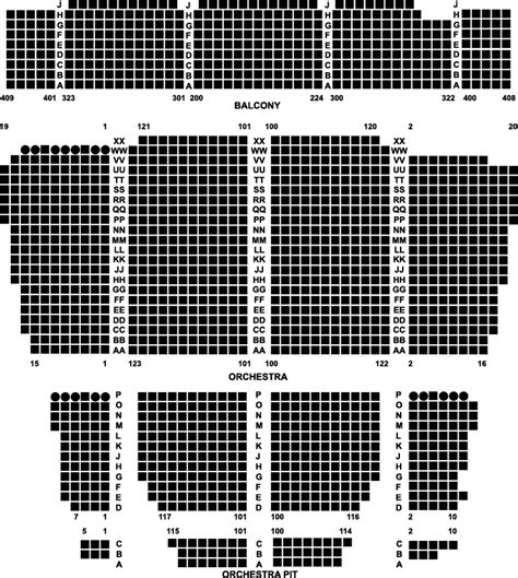 Warner Theatre Seating Maps | Torrington, CT