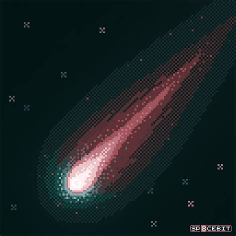 Comet C2012 Si Ison Original Hubble Image Galaxy Inspired Pixel