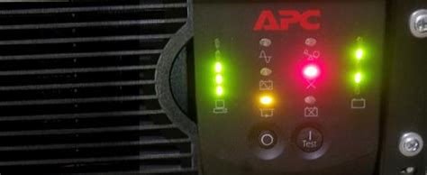 Apc Ups 1500 Error Lights