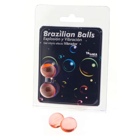 TALOKA BRAZILIAN BALLS GEL EXCITANTE EFECTO VIBRACIÓN 2 BOLAS