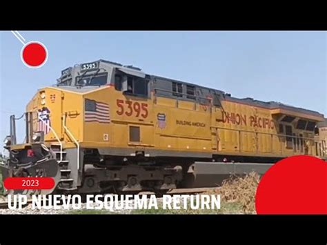 Trenes CPKC y UP en Reynosa UP 5395 en el M273 Líder 4