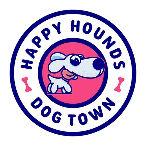 Happy Hound Dog Mascot Logo Stock Vector Illustration Of Clipart