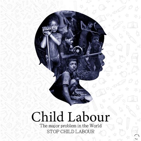 Child labour poster design by Praveen on Dribbble