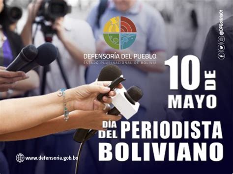 10 de Mayo Día del Periodista Boliviano