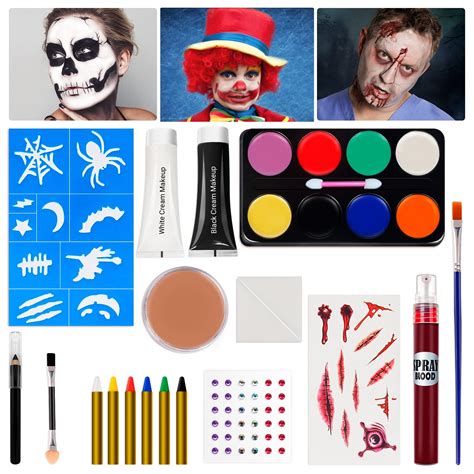 Halloween Makeup Face Body Paint Professional Sfx Makeup Kit Special