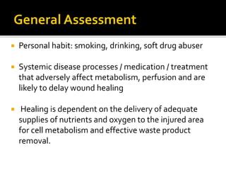 Wound Assessment Ppt Ppt