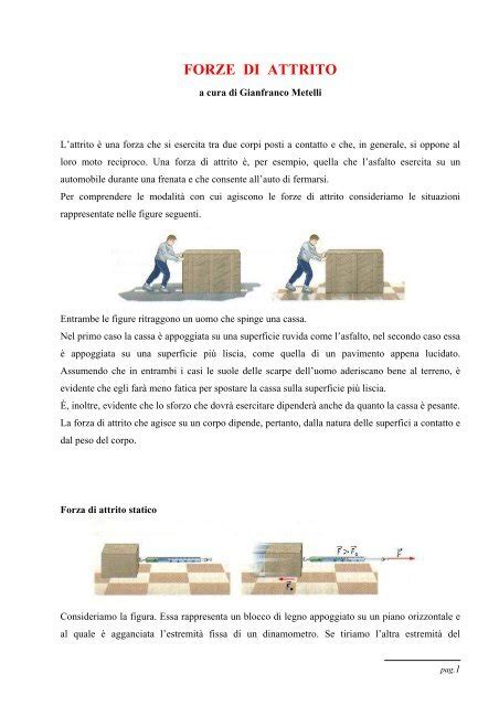 Formula Del Coefficiente Di Attrito