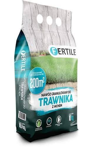 NAWÓZ FERTILE Z ŻELAZEM DO TRAWNIKA Z MCHEM 10 kg GARDAN