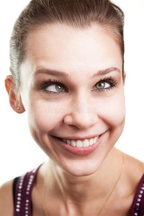 Funny Woman With Eyes Crossed Stock Photo Image Of Girl Facial 15080662