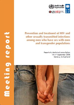 Prevention And Treatment Of Hiv And Other Sexually Transmitted Infections Among Men Who Have Sex