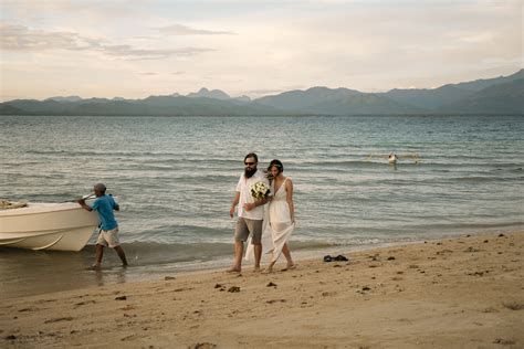 Private Island Intimate Beach Wedding // Palawan Philippines ...