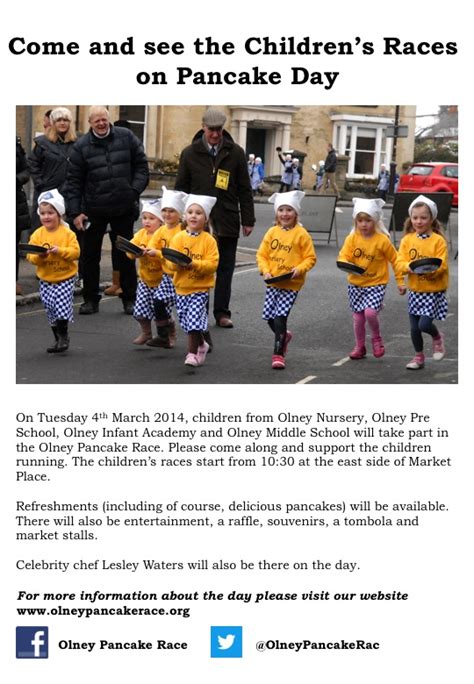 Children’s Races | Olney Pancake Race