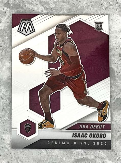 Isaac Okoro Rookie 2020 21 Panini Mosaic NBA Debut Silver Base 271 GM