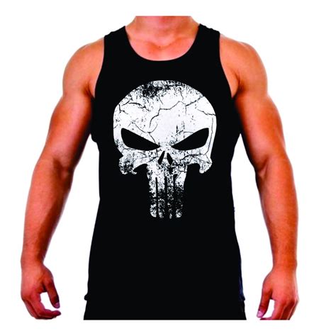 Camiseta Regata Justiceiro Camisa The Punisher Shopee Brasil