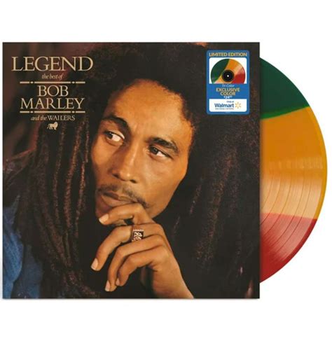 Bob Marley Legend Coloured Vinyl Walmart Exclusive Lp