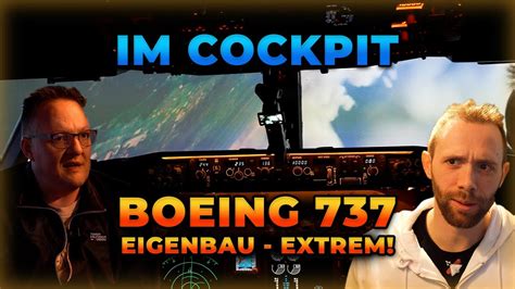 Im Cockpit Boeing Eigenbau Extrem Youtube