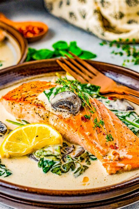 25 Minute Salmon Florentine Averie Cooks