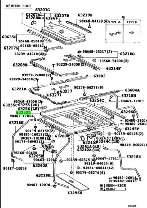 TOYOTA LEXUS Genuine OEM LX450 96 97 LAND CRUISER 70 80 Sunroof Weather