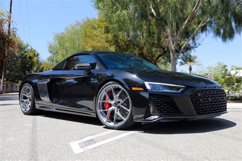 2020 Mythos Black Metallic Audi R8 V10 Spyder - Pacific German