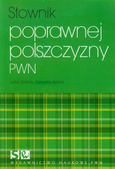 Słownik poprawnej polszczyzny PWN Książka Księgarnia PWN