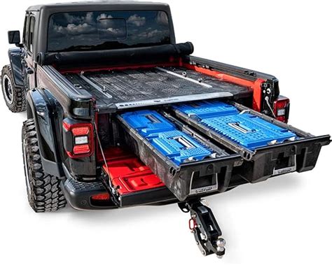 Decked Truck Bed Storage System Includes System Accessories