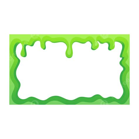 Slime Frame Vector Background Liquid Blob Shiny Paint Wet Png And