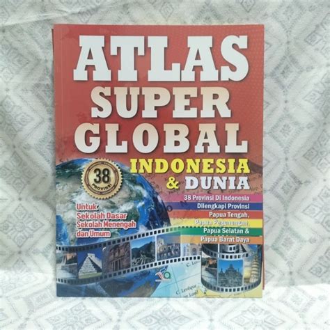 Jual Buku Atlas Indonesiaanddunia Super Global Jumbo Shopee Indonesia