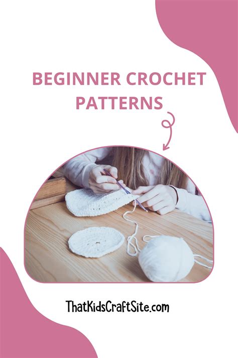 Beginner Crochet Patterns - That Kids' Craft Site