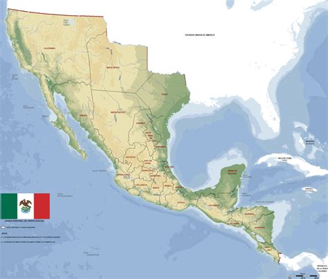 Histcut Mapa De Mexico En El Imperio De Iturbide