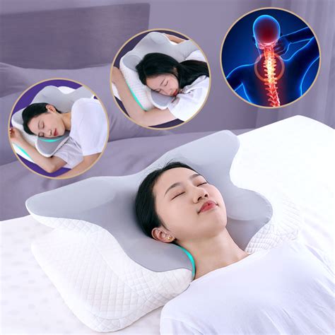 Oreiller cervical ergonomique en forme de papillon Instant Santé