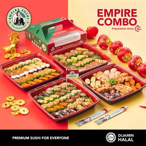 Empire Sushi Ong-ly Delight: Discover the Empire Combo Box for the Year of the Dragon!