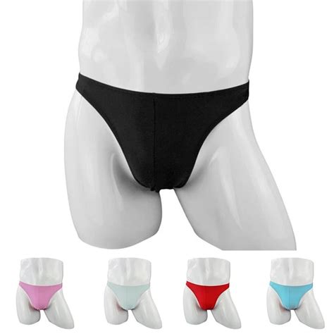 HOMMES SEXY LINGERIE G String Slip Bikini String sous Vêtement T Arrière Poche EUR