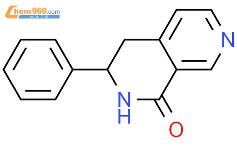 39585 65 4 3 phenyl 3 4 dihydro 2 7 naphthyridin 1 2H oneCAS号 39585 65