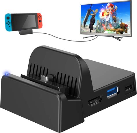 Switch Tv Dock Ponkor Portable Charging Stand For Nintendo Switch