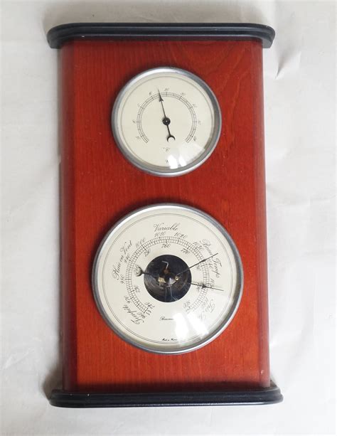 Vintage Barometer and Thermometer 1960's Made in | Etsy