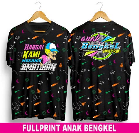 Detail Desain Kaos Bengkel Koleksi Nomer