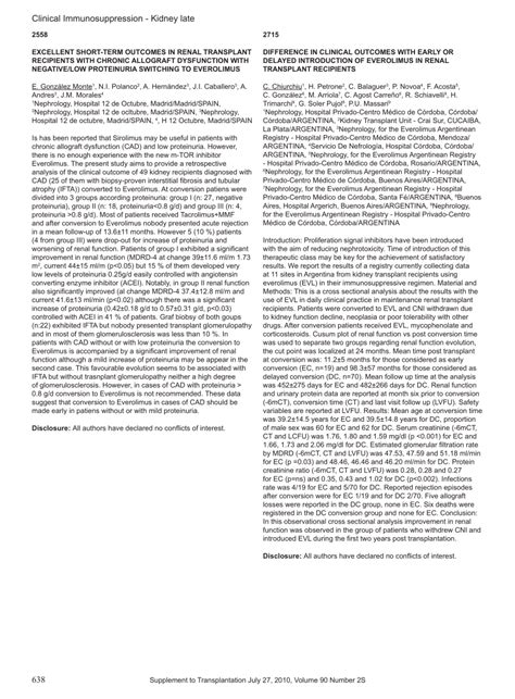 (PDF) DIFFERENCE IN CLINICAL OUTCOMES WITH EARLY OR DELAYED INTRODUCTION OF EVEROLIMUS IN RENAL ...