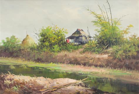 Cesar Buenaventura Philippine Landscape Painting