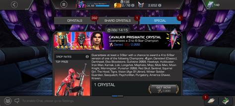 Insane Luck In Event Cavalier Crystal And 6 Star Basic — Marvel Contest Of Champions