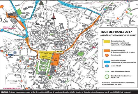 Où circuler pour le Tour LÉveil de la Haute Loire