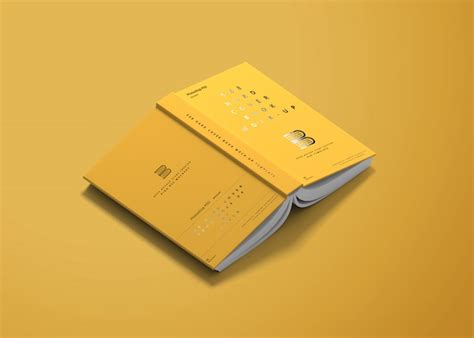 Premium Psd 5x8 Hard Cover Book Mockup