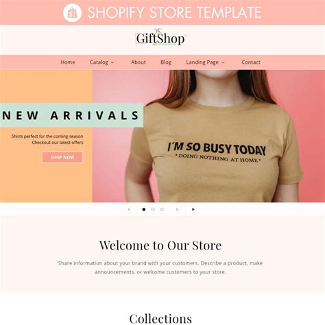 Shopify Website Template, Shopify Theme, Shopify Web Design, Shopify ...