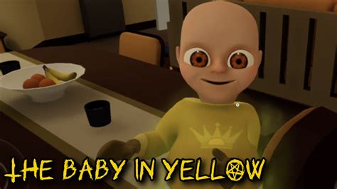 赤ちゃんをお世話するホラーゲームThe Baby In YellowPart 1 YouTube